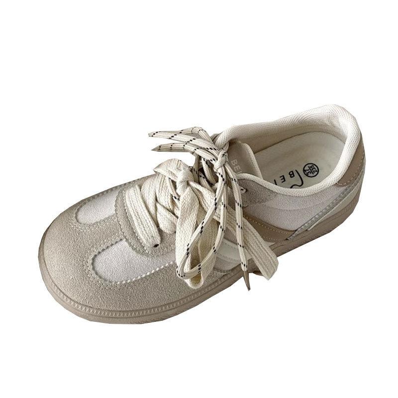 Versatile casual sports shoes platform sports board shoes women's autumn 2025 new retro niche moral training shoes women