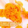 Portable Marigold Artificial Flowers Multifunctional Party Decor Marigold Flower Head Home DIY Craft