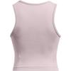 Under Armour Seamless Soft Comfortable Stylish Solid Color Fitted Sports Tank Top Women Tops Fatigue-Gray 1379148-015