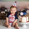 WAUAO Baseball 1st Birthday Party Hat - Rookie Of The Year Birthday Decorations,Baseball 1st Birthday Decorations,Baseball First Birthday Crown
