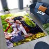Anime SAO Sword Art Online Cartoon 3D Rug for Bedroom Living Room Sofa Home Doormat Decor, Large Kids Play Non-slip Floor Mat