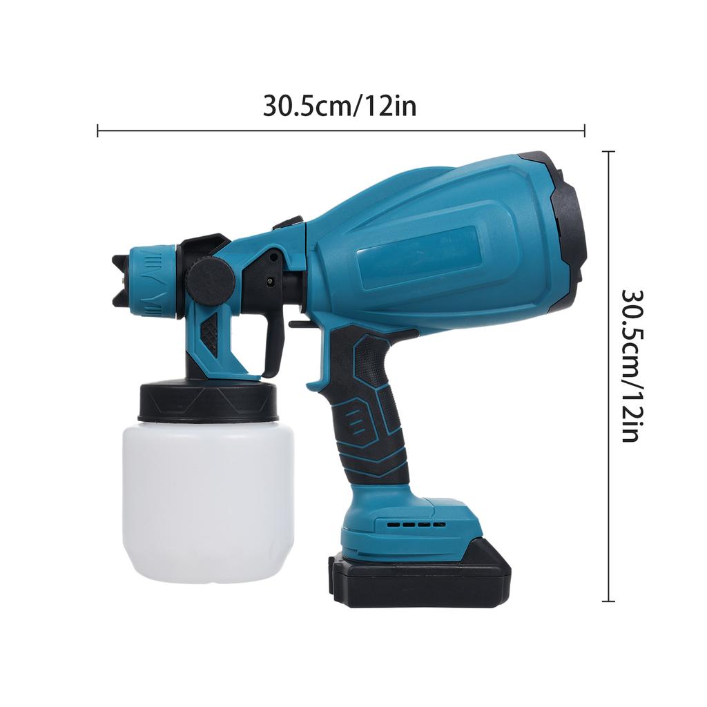 Paint Sprayer 210W Electric Latex Spray Machine 3 Spraying Patterns 38000RPM Motor Painting Artifact with 800ML Capacity   for Furniture Cabinets F