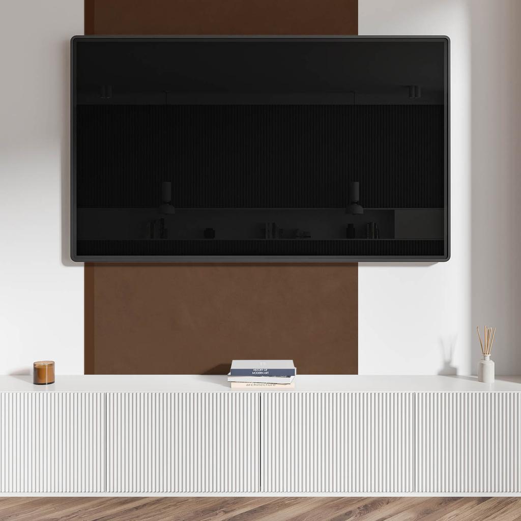 Panel Samoprzylepny Winylowy - Ścienna Dekoracja Do Biura 100X50 Cm Kolor Brązowy
