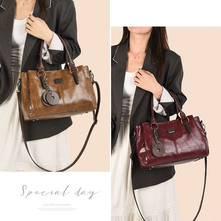 Vintage Portable Tote Bag Shoulder Messenger Women's Bag