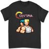 Black Contra Heros Pixels T-shirt GJ6B