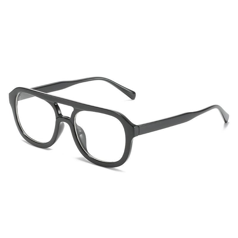 

Ретро квадратные очки, старинные очки с двумя лучами, солнцезащитные очки из желе для женщин Spot