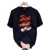 Trendy Brand Short-Sleeved Pure Cotton Men'S Printed T-Shirt Trendy Men'S And Women'S Versatile Round Neck T-Shirt Men'S