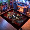 Horror-Ikonen vereint Teppich Wohnzimmer- und Schlafzimmer-Matten Heimdekoration Schlafzimmerdekoration Schutzmatte Weihnachtsgeschenke