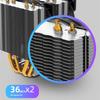 6 Heat Pipe ARGB CPU Air Cooling Fan PWM ARGB Cooling Fan For LGA PC Case Computer Hardware Thermal Management