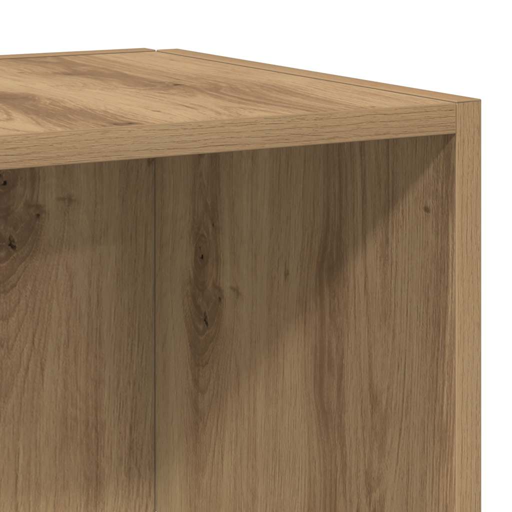 Corner Shelf Artisan Oak 33 X 33 X 100 Cm Particleboard