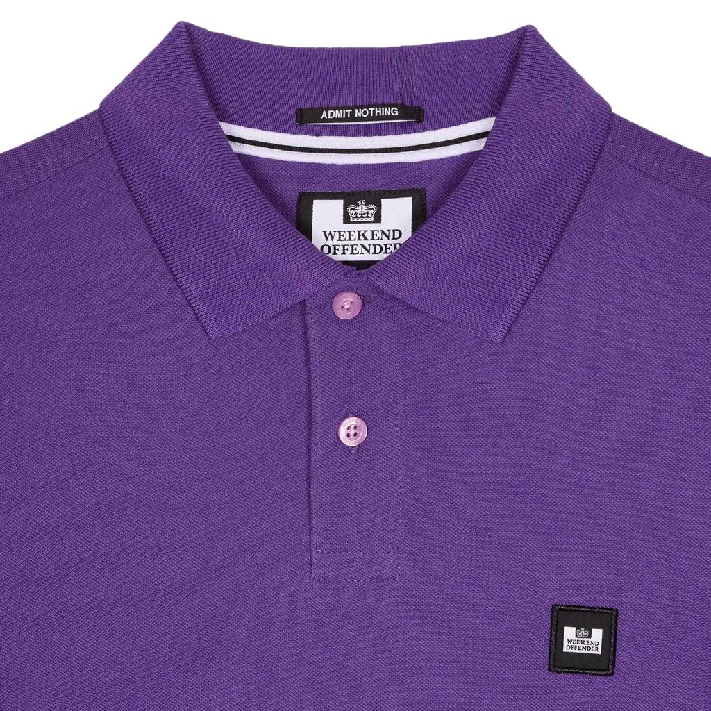 Weekend Offender Herren Caneiros Abzeichen Poloshirt