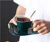 Luxury European Coffee Set Porcelain Afternoon Tea Can Be Reused Eco Travel Cup Taza Home Products 50