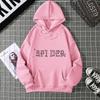 Blessed Creativity Printed Hoodies Women Street Style Hip Hop Hoody Autumn Loose Fleece Clothing Comfortable Sweatshirt
