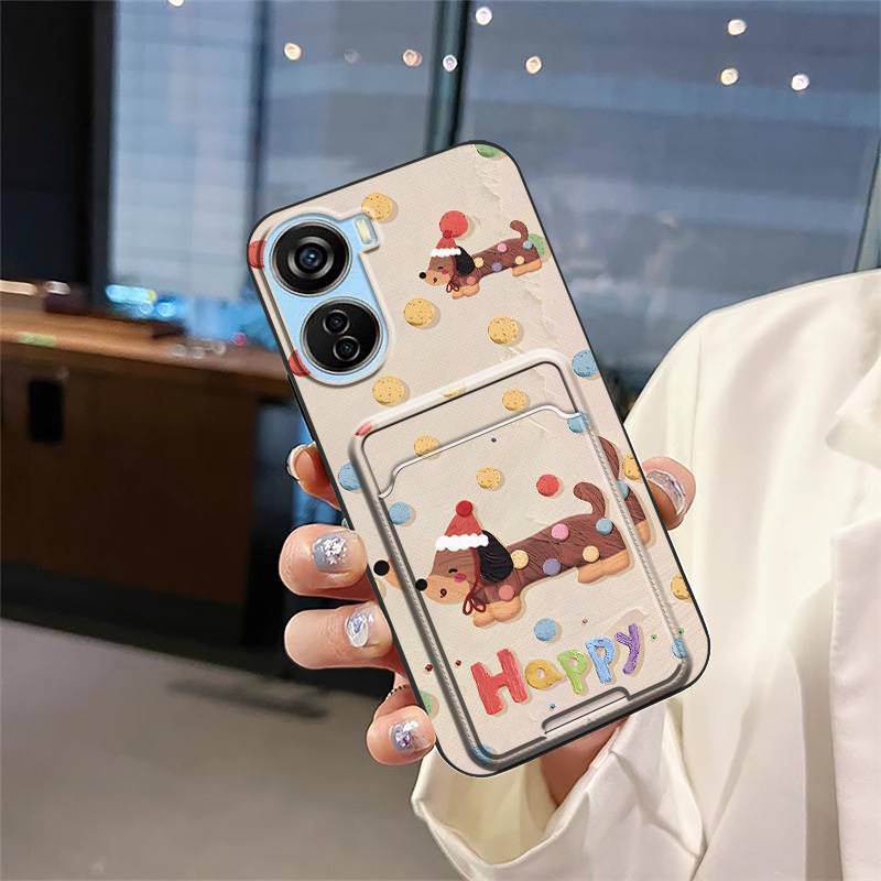 Husă TPU Full Wrap Pentru Telefon ZTE Axon40 Lite/V50 Design 5G/Nubia Neo 5G Drăguță Graffiti Mânecă pentru Card Impermeabilă Slot pentru Card