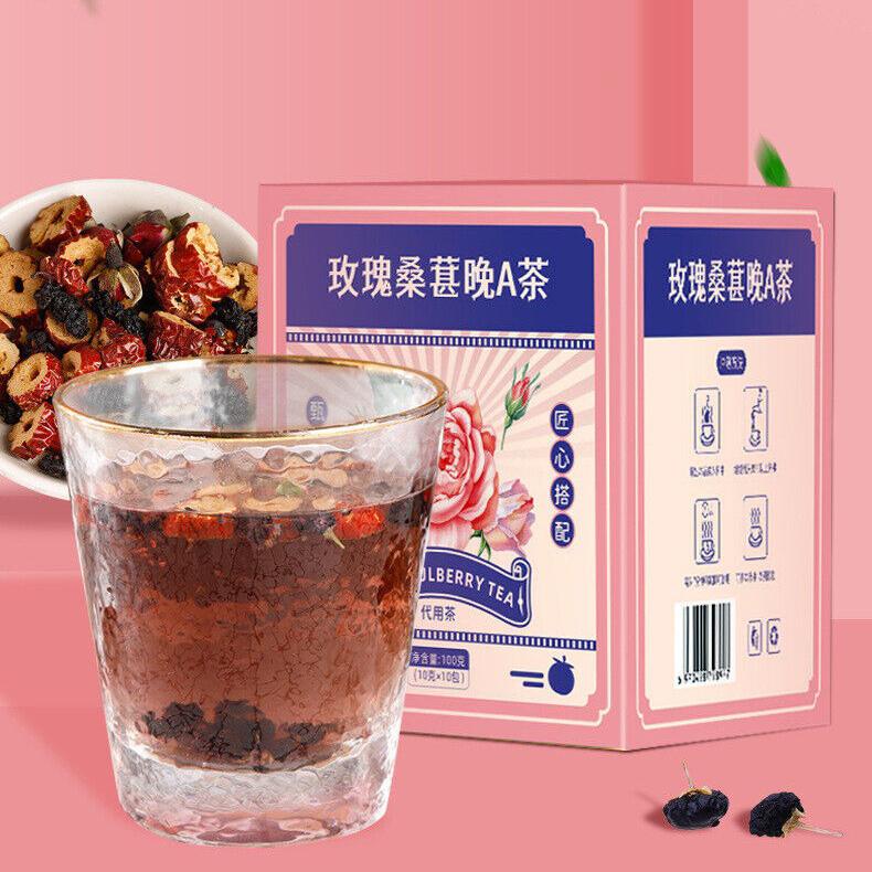 Fruit Tea Black Wolfberry Mulberry Rose Tea - 100g