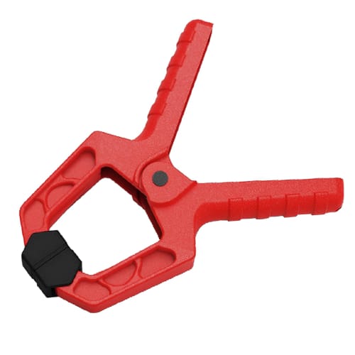 Cicogna Plastic Model Part Fixing Clamps Clips for Painting, Seam Treatment, and Gluing, Parts Clips for Model Gunpla, Red (Set of 5)