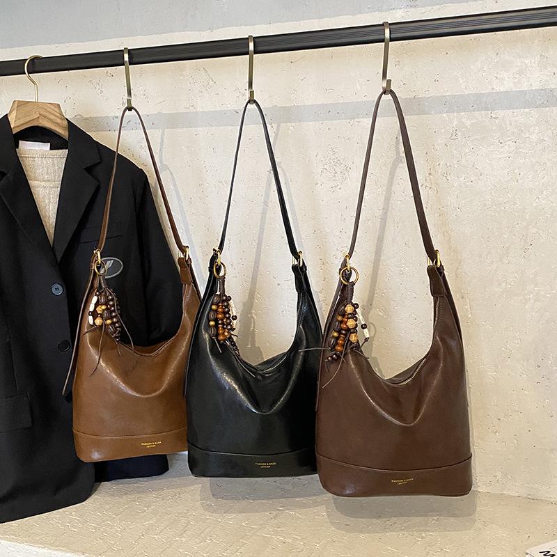 Large-capacity Tote Bag, Fashionable Bucket Bag, Underarm Bag, Single-shoulder Bag, High-end Crossbody Bag