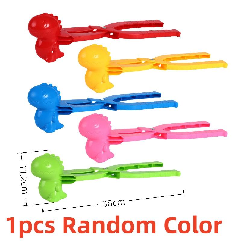 Funny Snowball Maker Clip For Kids Snowflake Duck Shape Clip Tongs For Outdoor Sand Snow Ball Mold Toys Fight Sports Toys