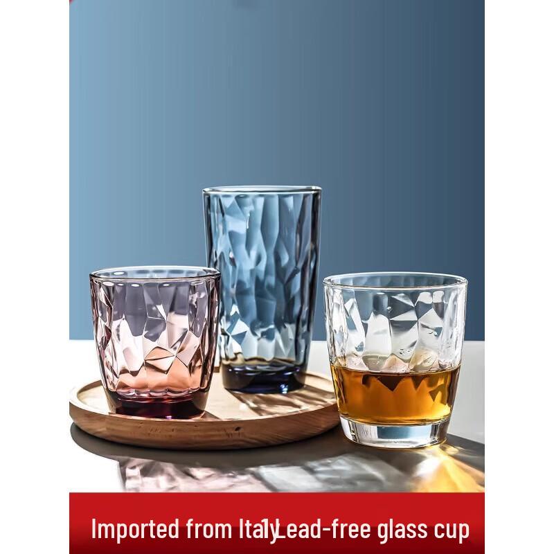 Heat-Resistant Diamond Glass Tumblers (Set of 2)