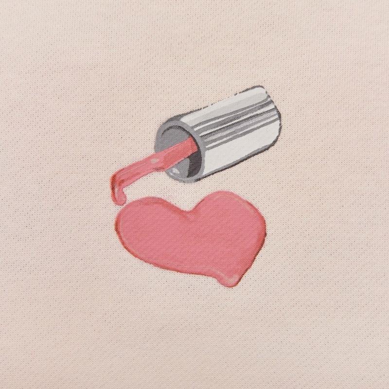 Jordan Brkln Printed Pattern Crewneck Long Sleeve Sweatshirt Women sweatshirt Pink HV9371838