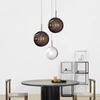 Postmodern Minimalist Striped Glass Pendant Light for Living Room, Cafe, Bedroom, Staircase, and Exhibition Hall