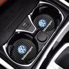 Car Emblem Anti-Slip Pad Water Cup Mat Holder Drink Coaster For VW R Line GTI Polo Golf Passat CC Tiguan Arteon Touareg Scirocco