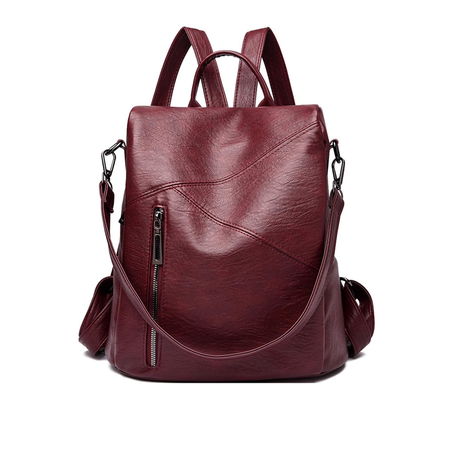 

NICOLE & DORIS Women s 3-Way Backpack, Anti-theft, Waterproof Leather Rucksack, Lightweight, Stylish, Casual, Business Backpack for Women, Perfect