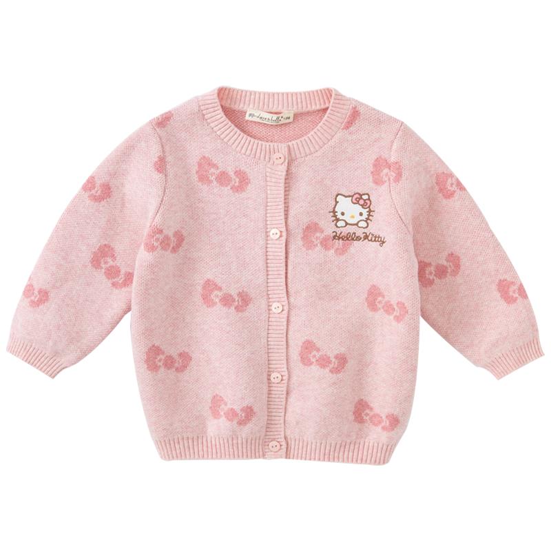 DAVE&BELLA Hello Kitty Girls Knitted Cardigan Sweater 90cm