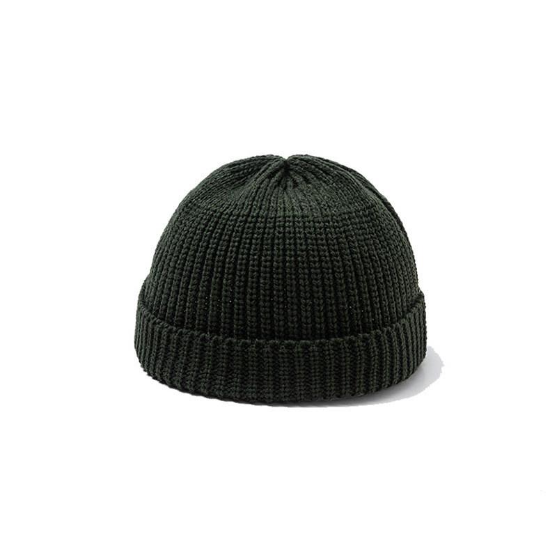 Knitted Hat For Women Men With Solid Color For Autumn Winter Fashion Style