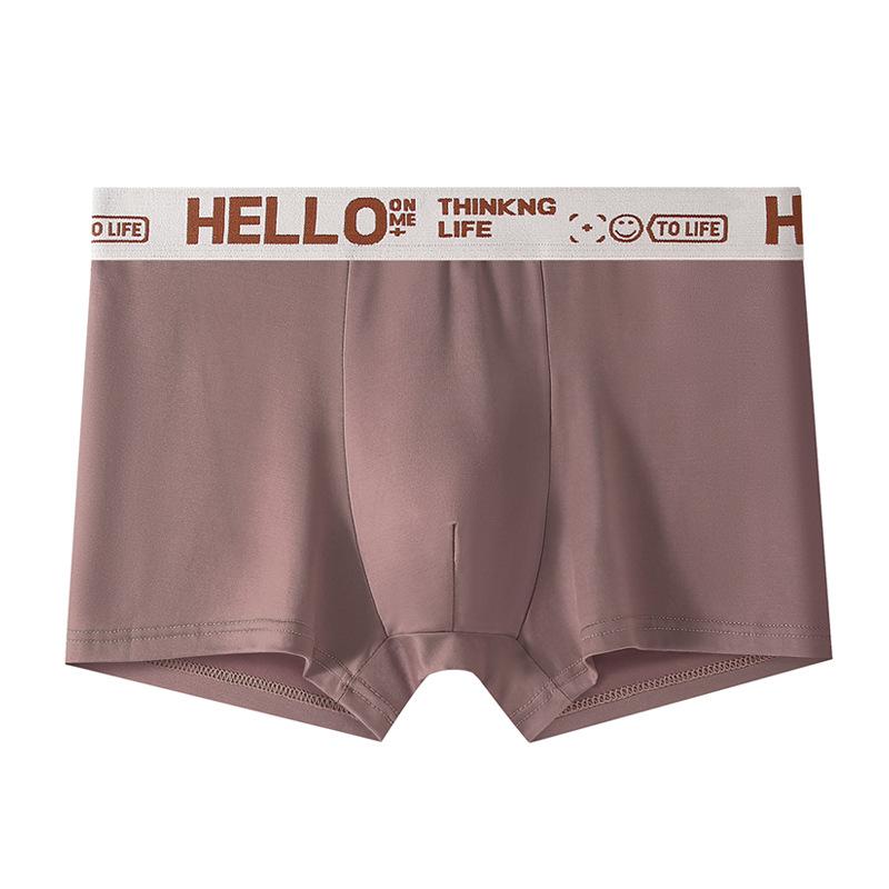 Large Size Men's Spring and Summer Fashion New Waist Flat Angle Underwear