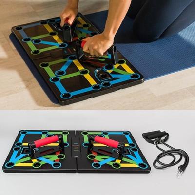 Leto Multi 2-in-1 Liegestützgriffe + Widerstandsband LPB-D02
