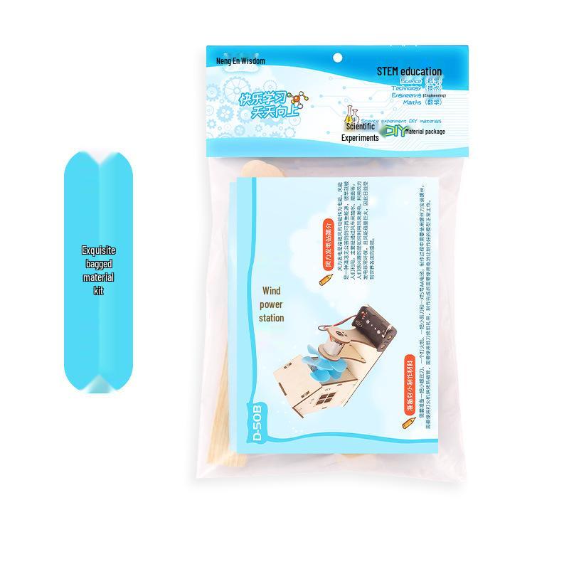 

Children s DIY Electric Luminous Wind Power Station Science Kit
