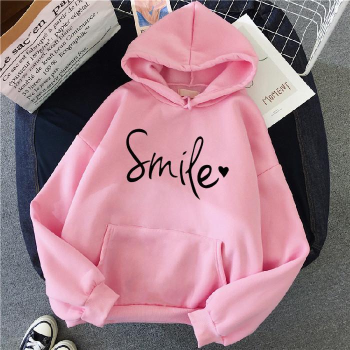 Womens Autumn Korean Style Letter Hoodie With Print For Casual Streetwear