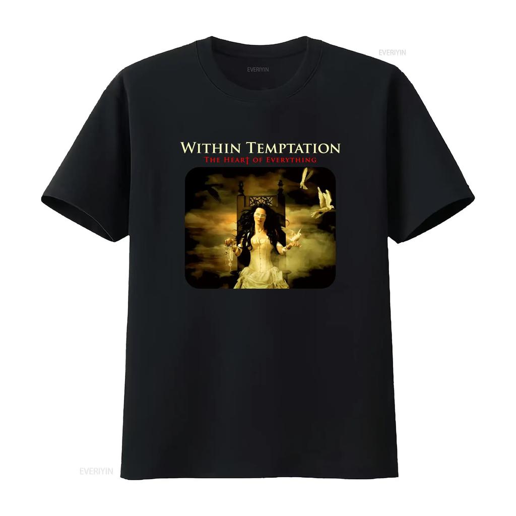 Within Temptation The Heart Of Everything T Shirt For Men Size Xl Vintage Washed Slightly Stree