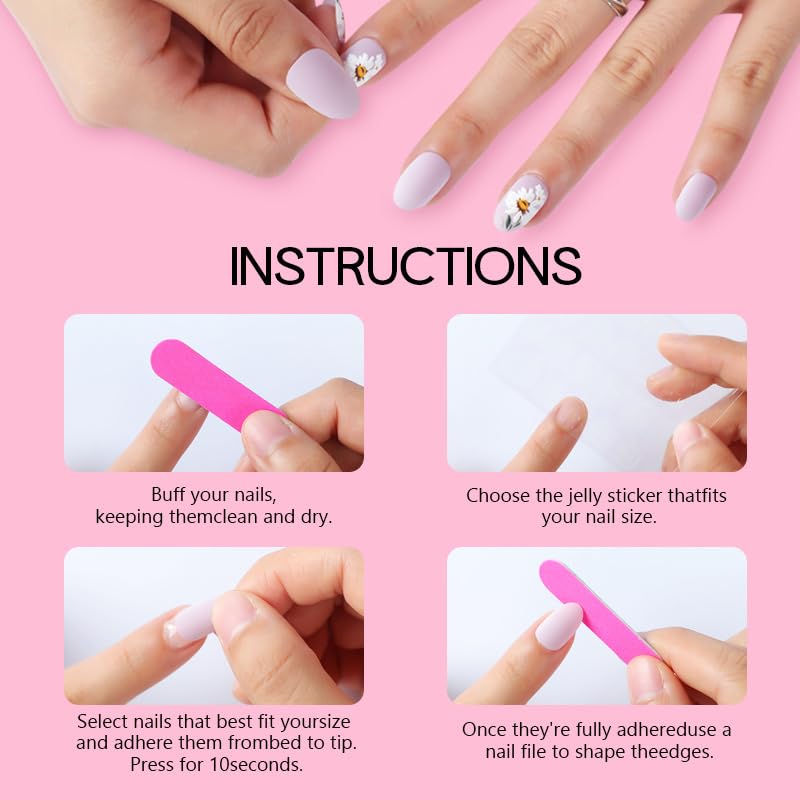 24Pcs Moon Star Press on Nails Glossy Purple Gradient Stick on Nail Medium Square Acrylic Full Cover False Nail Stars Sky Fake Nails Meteor Gel Glue