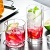 260ml/220ml Beverage Cup Thick Bottom Glass Cup Household Juice Milk Tea Mugs Whiskey Glass High End Brandy Cocktail Beer Cups