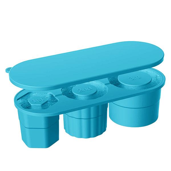 Newest Ice Cube Tray for Stanley Tumbler Cup 20/30/40 Oz Silicone Freezer Ice Molds with Lid for Juice Whiskey Ice Maker