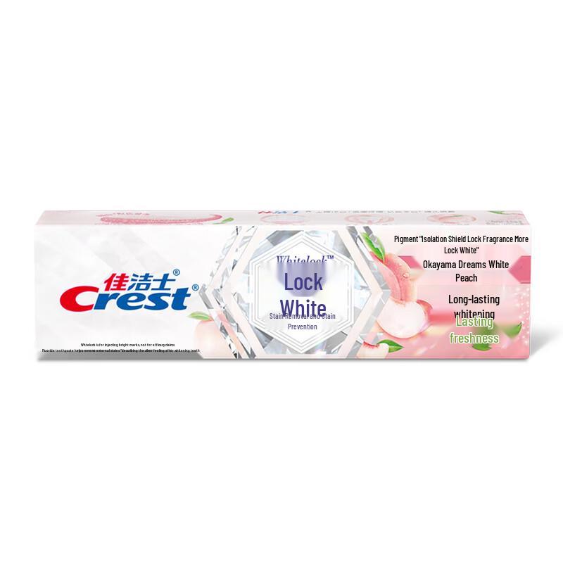 Отбеливающая зубная паста Crest Dual-Color, Окаяма Белый персик мечты