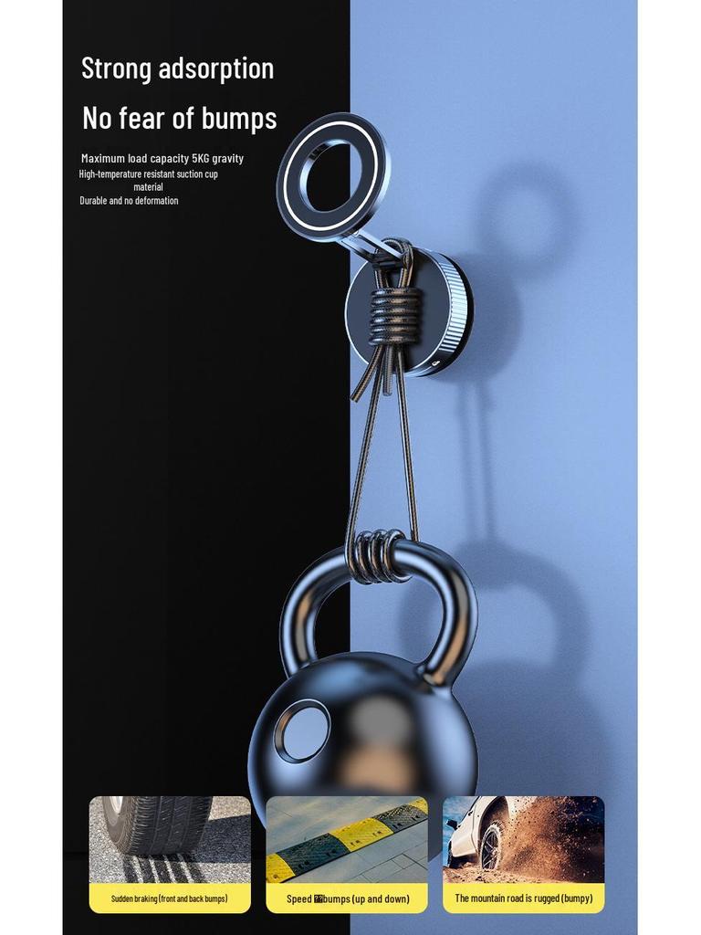Foldable Zinc Alloy Magnetic Phone Holder for Car - K11 Model