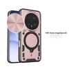Slide Cover for Huawei Honor Magic 8 Pro Case Magneitc Ring Stand Holder Shockproof Camera Protection Shell for Honor Magic8 Pro
