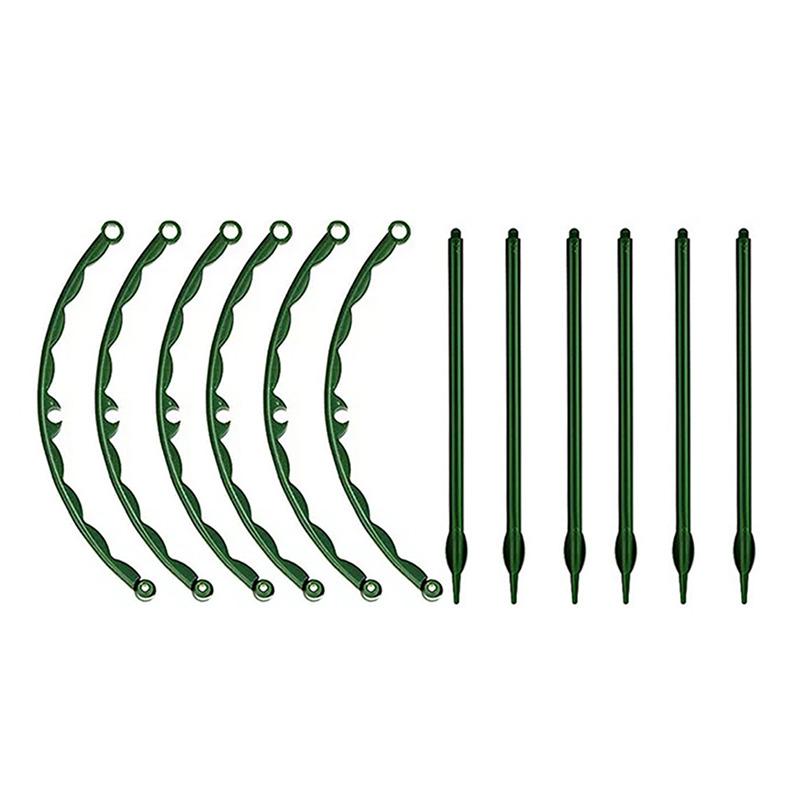 

6/8/10 шт. Скрепленные вставки для растений, 2 размера, однослойная стойка для орхидей, многослойная стойка для подсолнухов, листьев, садовые принадлежности S 14x14cm