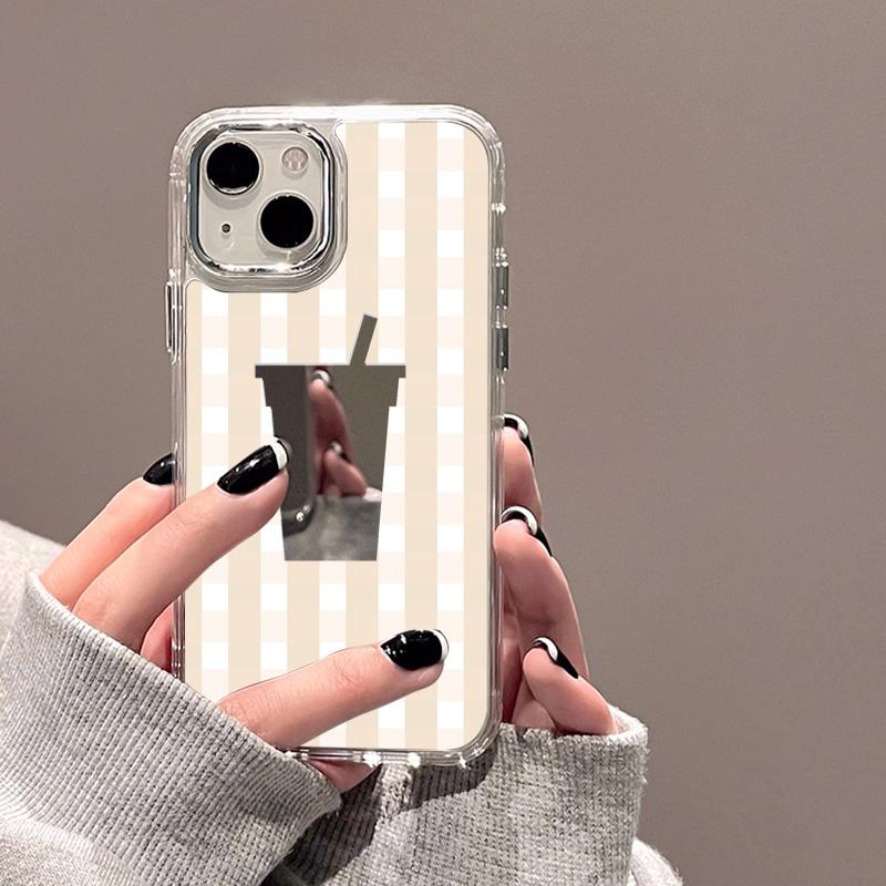 Pouzdra na mobilní telefon pro iPhone 11 13 XR 15 Pro Max 12 14 Pro Max Case iPhone 16 XS Max Mirror Ochranné pouzdro Mirror Exquisite Cartoon Waterproof
