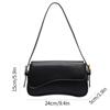 Vintage Shoulder Bag for Woman, Chain Handbag, Black Crossbody Bags, Underarm Bags,