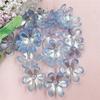 20pcs DIY Accessories Hair Jewelry Making 6 Petals Flower Loose Beads Handmade Materials Fashion Receptacle
