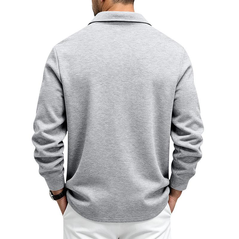 Men's Snap‑Button Shirt Jacket, Point Collar, Dual Chest Flap Pockets, Long Sleeve, Soft Knit Lightweight Casual Shacket Overshirt for Men