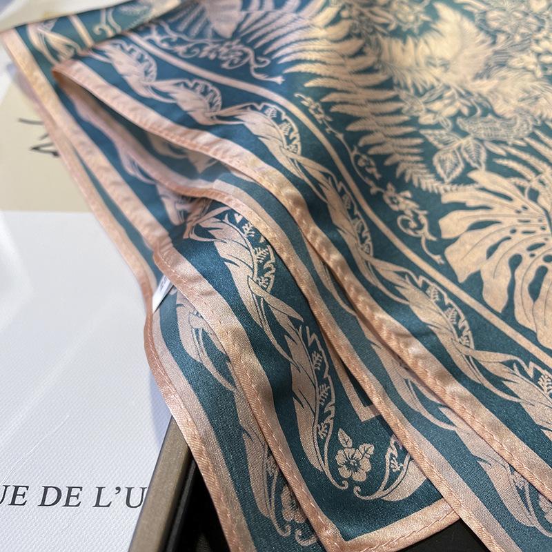 Fashion 100% Real Silk Scarf Women Shawls Wraps For Ladies Neckerchief Foulard Scarves New Pashmina Female Hijab Bandana