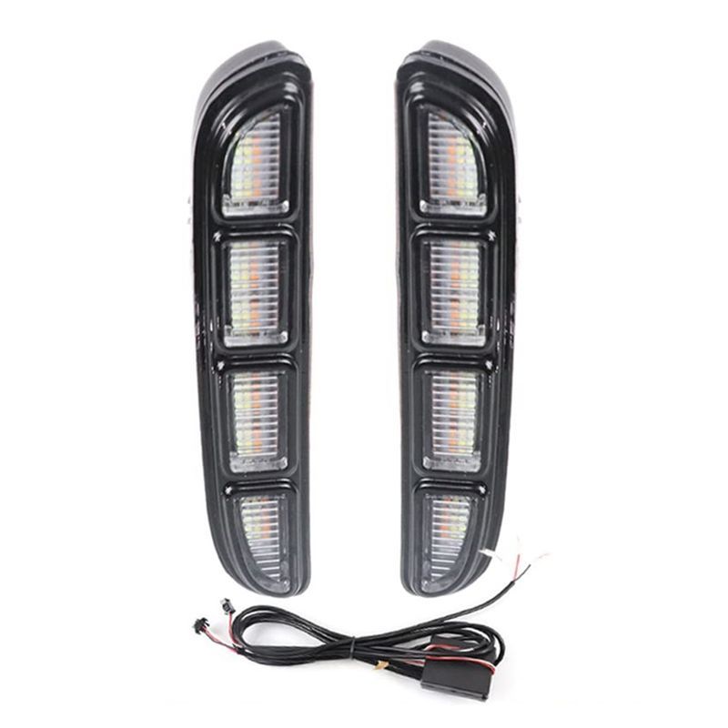 Powerful LED Daytime Running Light For Honda Accord   White DRL Amber Turn Signal Light Fog Lights Blue Night Light