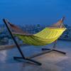 Ice Silk Mesh Camping Mesh Hammock Curved Rod Hanging Swing Outdoor Swing Hammock  Balcony