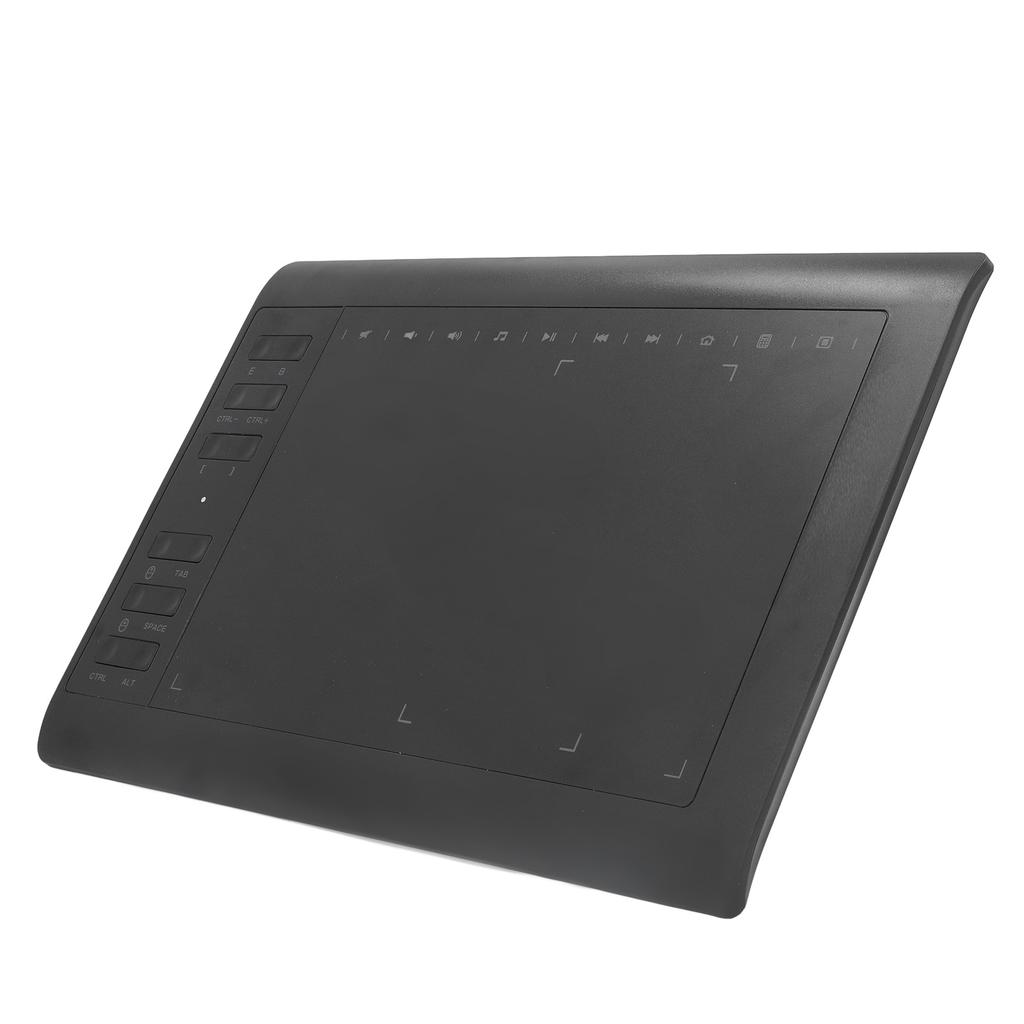 Graphics Drawing Tablet 233PPS 5080LPI 8192 Level Pressure Sensitivity Graphics Tablet for Desktop