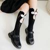 Breathable Mesh Kids Lolita Stockings Anicent Chinese Style Children Lace Socks Hollow Out Kids Jk Hosiery Spring